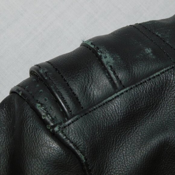 Triumph Motorcycles Womens L Black Leather Jacket **READ - Picture 5 of 16